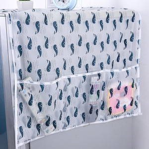 Household refrigerator cover dust cover <b>storage</b> bag, refrigerator cover hanging bag, refrigerator dust cover - Product Image 2