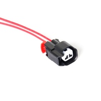 34062-0028 MX150 Konektor Sensor Mobil 2 Pin Betina Hitam Tertutup untuk Kabel Harness