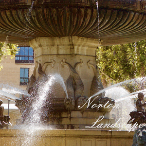 Grande fontaine en pierre pour l'extérieur Sculpture d'un animal Lion Statue et sculpture de figures en marbre Fontaines <span class=keywords><strong>Aix</strong></span> Provence France - Product Image 6