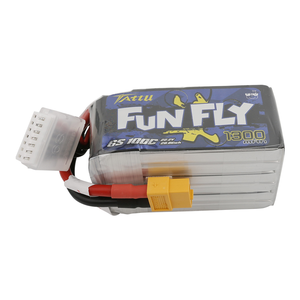 Batterie Lipo haute C taux 100C <span class=keywords><strong>Tattu</strong></span> <span class=keywords><strong>FunFly</strong></span> 1300mah <span class=keywords><strong>6s</strong></span> pour drone RC quadrirotor FPV - Product Image 2