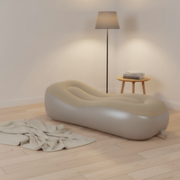 Canapé gonflable personnalisable Ljc, gonflage automatique à un bouton, matelas individuel pour la pause déjeuner, portable pour les loisirs en plein air