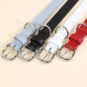 Pet <b>collar</b> first layer leather cat and <b>dog</b> <b>collar</b> <b>large</b>, medium and small <b>dog</b> pet <b>dog</b> neck ring four-season <b>dog</b> decorations - Product Image 1