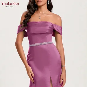 YouLaPan S474 Offre Spéciale rose femmes robe pull élastique ceinture flocage mince ceinture prix de gros pas cher taille décoration
