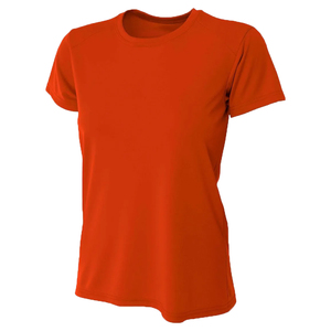 T-shirt à manches courtes à col rond pour femme, style streetwear, écologique, en coton biologique respirant, couleur gris - Product Image 1