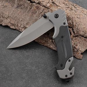 Customize Grey Coating OEM Plastic Handle Pocket Tactical Survival Outdoor Folding Customize Pocket Knife - Product Image 3