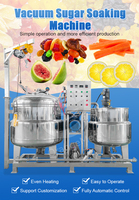 Vacuüm suikerzuiveringsmachine fruit vacuüm suikerimpregneerpot groep voor gekonfijt fruit productielijn