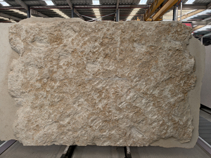 Pierre calcaire beige naturelle Caso, marbre doré Jura Castel Beige <span class=keywords><strong>pour</strong></span> revêtement mural extérieur, carreaux de décoration murale extérieure, finition cuir - Product Image 2
