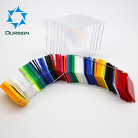 Plaques en acrylique coulé transparent de 2,5 mm, 1220*2440, 3 mm, résistantes aux UV, meilleur prix, pour extérieur, en verre Perspex, livraison directe