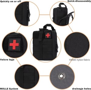 Bolsa táctica IFAK, primeros auxilios vacíos para <span class=keywords><strong>Kit</strong></span> de supervivencia, equipo médico Personal, bolsa Molle EMT, seguridad y supervivencia - Product Image 3