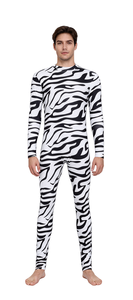 Disfraz de Personaje de Zebra de Fantasía para Navidad, Televisión, Cine y Representaciones Escénicas |   Traje Zentai de Poliéster para Adultos - Product Image 2
