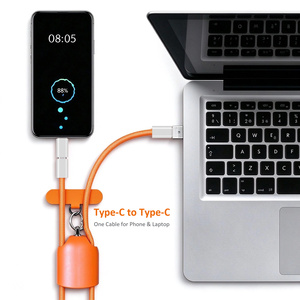 สายชาร์จแบบ 4 in 1 พร้อมสายคล้องคอ สาย USB สำหรับเดินทาง สายอะแดปเตอร์แบบ Type A ในตัว สายชาร์จสำหรับใช้งานกลางแจ้งพร้อมสายคล้องคอ - Product Image 6