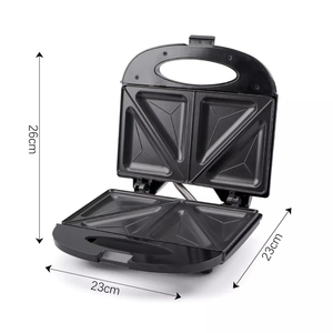 Máquina para Hacer Sándwiches Desmontable 6 en 1, Tostadora 3 en 1, Máquina para Hacer Sándwiches Antiadherente con Mango Frío al Tacto, Máquina para Hacer Waffles - Product Image 2
