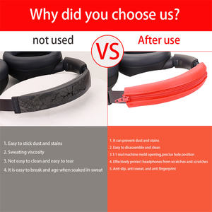 Convient pour <span class=keywords><strong>Sony</strong></span> <span class=keywords><strong>WH</strong></span>-<span class=keywords><strong>1000XM3</strong></span>/<span class=keywords><strong>Sony</strong></span> <span class=keywords><strong>WH</strong></span>-1000XM4 Ear Hat Head Wearing Beam Sleeve Framework Silicone Earmuffs Ear Plug buds Case - Product Image 4