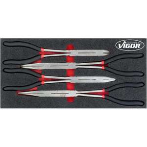 VIGOR - V4995 Juego de alicates de doble junta (4 Uds.) -EAN 4047728049955 OTROS CONJUNTOS DE HERRAMIENTAS - Product Image 1