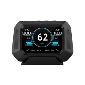 Universal Smart Gauge 3,5 polegadas <span class=keywords><strong>Display</strong></span> OBD + GPS + medidor de inclinação + Velocímetro HUD P21 Head Up <span class=keywords><strong>Display</strong></span> Inteligente OBD Instrumento <span class=keywords><strong>Digital</strong></span> - Product Image 1