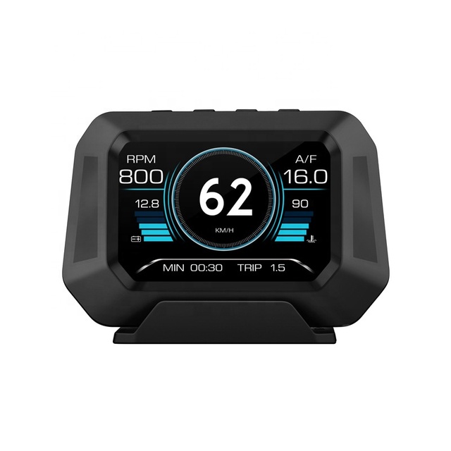 Universal Smart Gauge 3.5Inch Display OBD+GPS+slope Meter +Speedometer HUD P21 Head up Display Smart OBD Digital Instrument