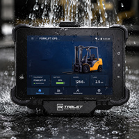 Tablet PC Android Resistente de 7 Pulgadas, IP67 Impermeable, Qualcomm Octa-core, 4G, GPS, Tablet para Montar en Vehículos, para Logística de Almacén y Carretillas Elevadoras