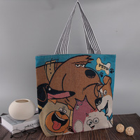Boutique Cotton Beach Canvas Lieferant Mode Frauen, leere weiße Taschen Einkaufstaschen Canvas Tragetaschen mit Logos/