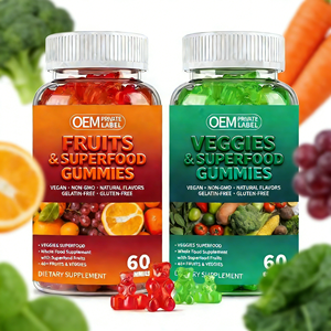 OEM/ODM ผลิตภัณฑ์เสริมอาหารผลไม้และผักออร์แกนิกแบบกัมมี่ ปราศจากน้ำตาล รสชาติธรรมชาติ สำหรับผู้ใหญ่ ซุปเปอร์ฟู้ด - Product Image 3