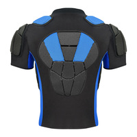 Maillots de protection de hockey sur glace pour adultes, rembourrés en EVA, protection des épaules, de la poitrine et des côtes, extensibles dans les 4 sens, vêtements de sport compressifs, personnalisables OEM ODM