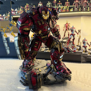 Figuras de Película de Avengers Hulkbuster de Fibra de Vidrio <span class=keywords><strong>1</strong></span>/4 a Precio de Fábrica, Estatua de Iron Man MK44, Decoraciones de Oficina, Artesanías de Resina - Product Image 3