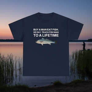 Camiseta con diseño de hombre comiendo pescado, camiseta divertida con meme, camiseta irónica y sarcástica - Product Image 3