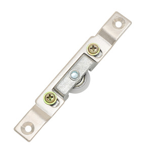 Concealed Sliding Door Hardware Steel Roller Track For Bookcase Storage Cabinet Smooth Rolling Minimalist Design - Product Image 2