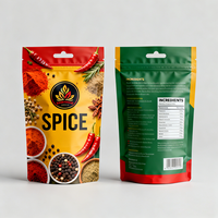 Sacs alimentaires imprimés sur mesure, emballages en plastique, sachets refermables, sachets réutilisables pour assaisonnements et épices, sachets Doypack