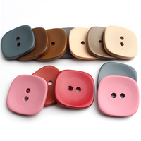 Bombe de peinture personnalisée Forme spéciale Manteau rond carré Boutons de couture en résine