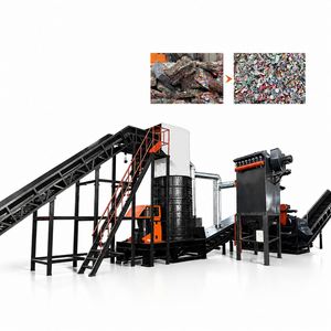 Scrap Aluminum Window <b>Frame</b> Crushing Separation Recycling Production Line 32KW PLC Control for Waste Metal Plastic Sorting - Product Image 1