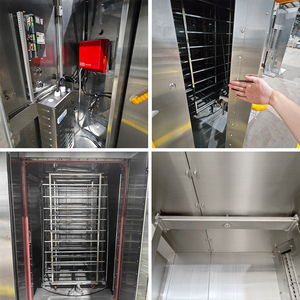 <span class=keywords><strong>Four</strong></span> à chariot rotatif automatique gaz/électrique à convection d'air chaud avec injection <span class=keywords><strong>de</strong></span> vapeur pour la production <span class=keywords><strong>de</strong></span> pain <span class=keywords><strong>et</strong></span> <span class=keywords><strong>de</strong></span> pâtisserie en boulangerie - Product Image 3