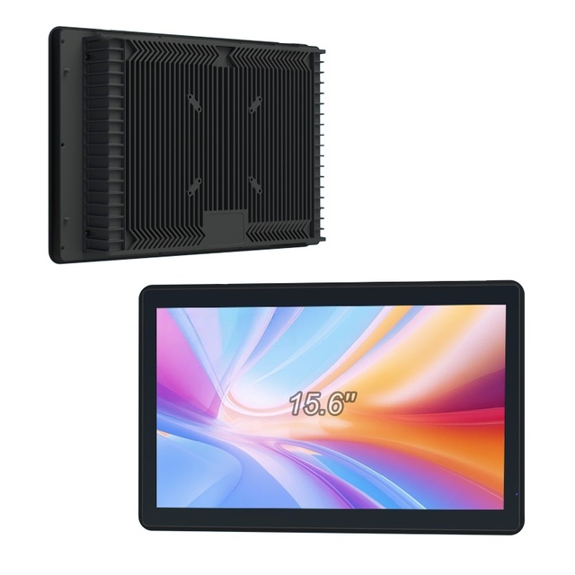 Industrial 15.6 Inch Embedded Touch Monitor G+G Capacitive Touch Screen IPS LCD Display Serial for Kiosk Self-service HMI System