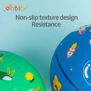 Jollybaby Ballons de football et de basketball élastiques personnalisés pour bébés et enfants - Product Image 4
