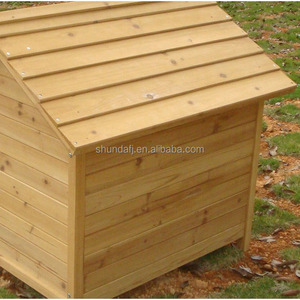 SHUNDA SDD005 Eco-Friendly Villa-Style Wooden Dog Kennel Waterproof Roof Horizontal <b>Sliding</b> Closure Easy Assembly - Product Image 6