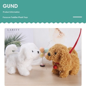 Juguete de peluche eléctrico al por mayor para <span class=keywords><strong>cachorros</strong></span>, súper suave, de algodón PP, con movimiento de caminar, ladrar y rabo que se mueve, pelaje desmontable y lavable, para alivio del estrés. - Product Image 5