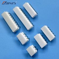 Connecteur PCB JINDA 2564-AW 2,5 mm 2-10 broches, contact fil-carte, boîtier plastique coudé à 90 degrés, montage sur carte