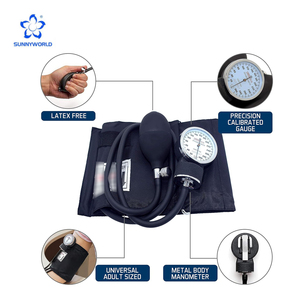Tensiomètre médical portable manuel pour le bras supérieur, kit de tensiomètre anéroïde avec stéthoscope - Product Image 5