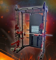 Equipo de Fitness Multifuncional para Acero, Rack de Entrenamiento Funcional/Rack de Sentadillas, Diseño 3 en 1, Grado Comercial