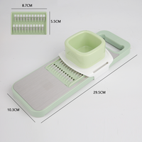 Fruits et Légumes Cuisine Planche À Découper Lame Réglable Mandoline Multi-Fonction Alimentaire Légumes Trancheuse Avec Protège-main