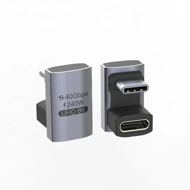 Wholesale Custom USB4 Thunderbolt 4 Adapter Fully Functional High-Speed 40Gbps 8K Type C Aluminum Alloy Converter Mobile Phones