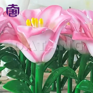 Lámpara LED con Forma de Tulipán 3D Personalizada, IP65, Resina y Fibra de Vidrio, Luz Floral para Exteriores, Paisajes, Navidad, Diwali, Color Personalizado - Product Image 5