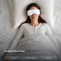 Masseur oculaire vibrant avec airbag, enveloppement chauffant à 42 degrés, appareil pliable pour le soin des yeux, idéal pour la lecture et la relaxation