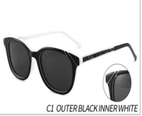 Lunettes de vue unisexes carrées de luxe à la mode, montures optiques en acétate à motif classique, orange gris, YIGOU FG1490