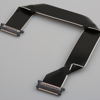 Câble FFC personnalisé FRS SCART 20706, pas de 0,5 mm, 51 broches, longueur totale 30~2000 mm, câble plat flexible pour automobile