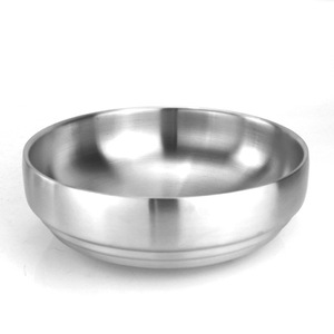 Stainless Steel Double Wall Bowl Natural Gold 3Pcs Set For Noodles Salad Dining - Product Image 5