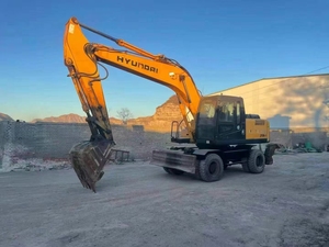 Excavadora de Ruedas Hyundai 210W-7 Fabricada en Corea del Sur, Motor Cummins Usado, Alta Potencia de Excavación, Shanghái, China, 100% Lista para Usar - Product Image 2