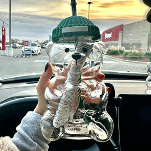 Nuova Tazza con Cannuccia a Forma di Orso 2025, Simpatiche Tazze da <span class=keywords><strong>Caffè</strong></span> in <span class=keywords><strong>Vetro</strong></span> 500ml-600ml Riutilizzabili dal <span class=keywords><strong>Design</strong></span> Moderno per Casa, Ufficio e Regali - Product Image 2