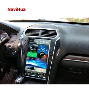 NAVIHUA 13.6 Inch Vertical Screen Multimedia <b>Auto</b> Head Unit Android Car Stereo Radio for Tesla Style Ford Explorer 2012-2019 - Product Image 1