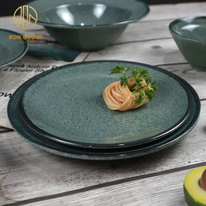 Assiette Moderne en Céramique Résistante à la Chaleur de 9 Pouces pour Pizza, Salade, Dessert – Vaisselle de Restaurant - Product Image 5