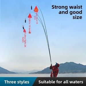Caña de Pescar de Acero Inoxidable de 5 Secciones Extra Dura para Carpa Crucian, 5.4m de Largo, Modelo Kui Sha, para <span class=keywords><strong>Pesca</strong></span> en Ríos - Product Image 3